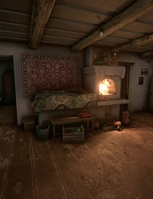 L'interieur d'un maison Chernobyl - Escape Game en Réalité Virutelle Bourgoin