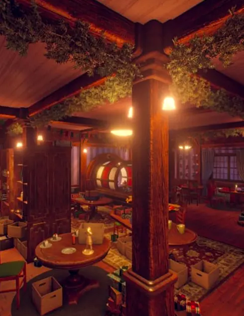 Salon de la Maison du Père Noël Christmas - Escape Game en Réalité Virutelle Bourgoin