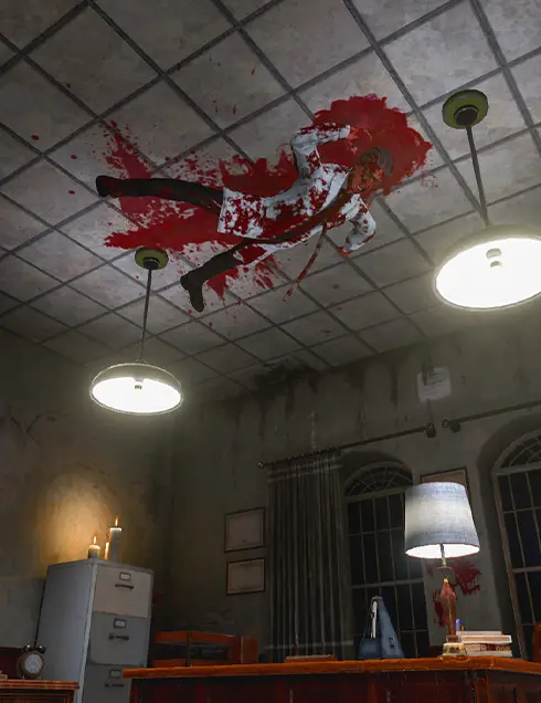 Medecin au plafond Call of Blood - Escape Game en Réalité Virutelle Bourgoin