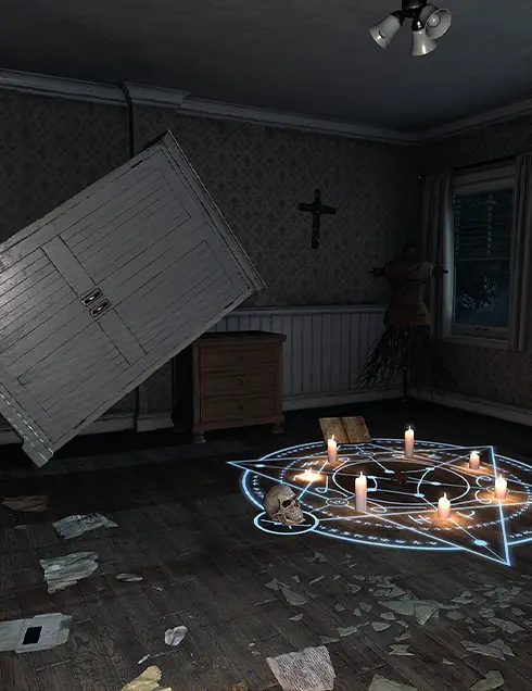 Champe avec l'étoile satanique Cursed Souls - Escape Game en Réalité Virutelle Bourgoin