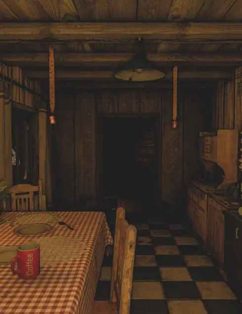 Cuisine sombre House of Fear - Escape Game en Réalité Virutelle Bourgoin