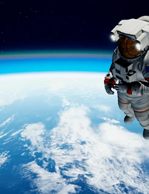 La terre vue du ciel ISS Rescue - Escape Game en Réalité Virutelle Bourgoin