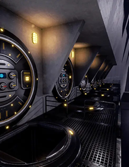 Portes du barrage Opération Black Space - Escape Game en Réalité Virutelle Bourgoin