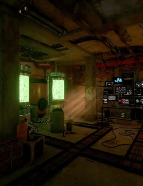Poste informatique de lancement Mission Sigma - Escape Game en Réalité Virutelle Bourgoin