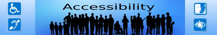 solidarité face à une personne handicapé avec logo des différents handicaps